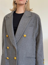Load image into Gallery viewer, Grey Wool Blazer