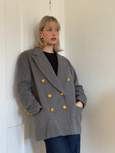 Load image into Gallery viewer, Grey Wool Blazer