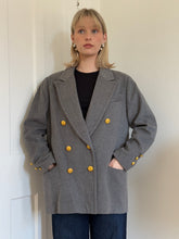 Load image into Gallery viewer, Grey Wool Blazer