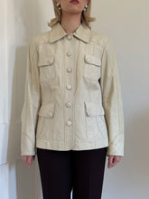 Load image into Gallery viewer, Off White Danier Leather Jacket