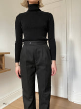 Load image into Gallery viewer, Grey Pleated Dress Pants