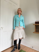 Load image into Gallery viewer, Aquamarine Leather Jacket