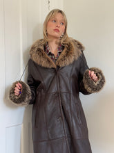 Load image into Gallery viewer, Brown Sheepskin Coat