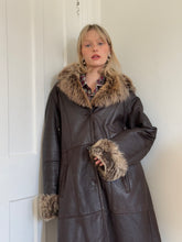 Load image into Gallery viewer, Brown Sheepskin Coat
