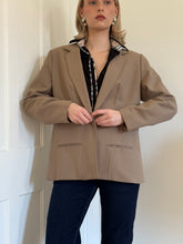 Load image into Gallery viewer, Beige Wool Blazer
