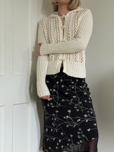 Load image into Gallery viewer, White Loose Knit Sweater