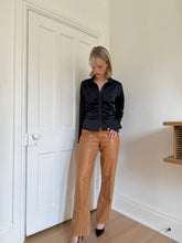 Load image into Gallery viewer, Caramel Leather Pants