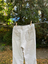 Load image into Gallery viewer, Cream Cropped Flare Cords