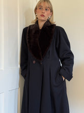 Load image into Gallery viewer, Floor Length Blue Coat