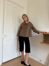 Load image into Gallery viewer, Reptile Printed Leather Blazer