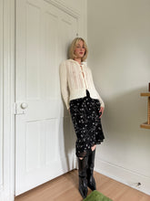Load image into Gallery viewer, Floral Silk Midi Skirt