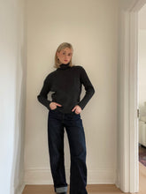 Load image into Gallery viewer, Grey Ribbed Turtleneck