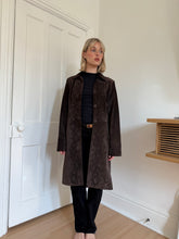 Load image into Gallery viewer, Chocolate Brown Suede Trench