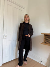Load image into Gallery viewer, Chocolate Brown Suede Trench