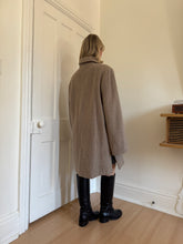 Load image into Gallery viewer, Taupe Mohair, Alpaca, and Wool Blended Coat