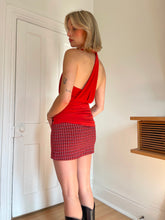 Load image into Gallery viewer, Orange Cowlneck Tank