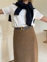Load image into Gallery viewer, Colourful Houndstooth Skirt