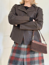 Load image into Gallery viewer, Contrast Stitch Leather Jacket