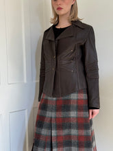 Load image into Gallery viewer, Contrast Stitch Leather Jacket