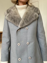 Load image into Gallery viewer, Grey Wool Coat
