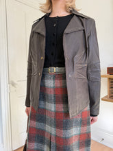 Load image into Gallery viewer, Contrast Stitch Leather Jacket