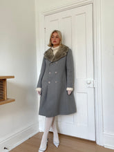 Load image into Gallery viewer, Grey Wool Coat