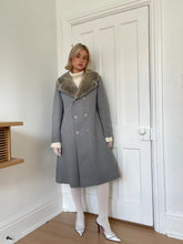 Load image into Gallery viewer, Grey Wool Coat