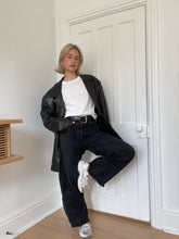 Load image into Gallery viewer, Black Leather Blazer