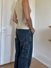 Load image into Gallery viewer, Distressed Cargo Jeans