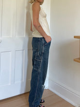 Load image into Gallery viewer, Distressed Cargo Jeans
