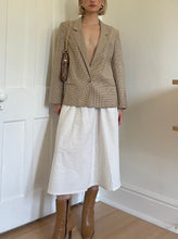 Load image into Gallery viewer, Tan Houndstooth Blazer