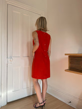 Load image into Gallery viewer, Orange Shift Dress