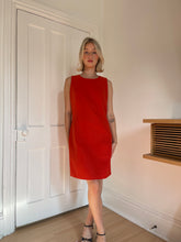 Load image into Gallery viewer, Orange Shift Dress