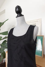 Load image into Gallery viewer, Black Mesh Beaded Tank
