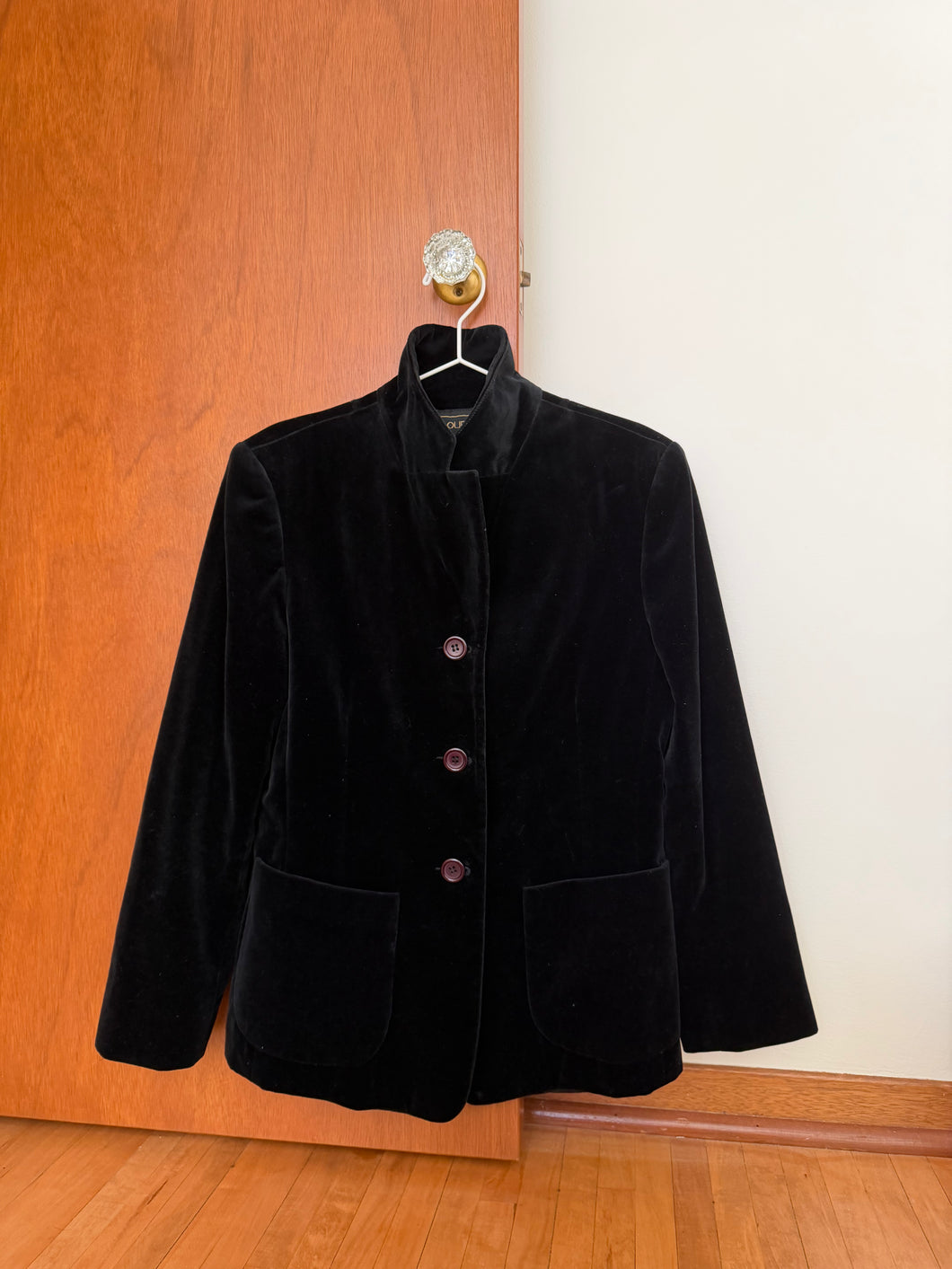 Black Velvet Blazer