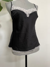 Load image into Gallery viewer, Black Cami with Lace Trim
