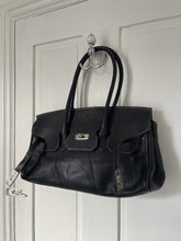 Load image into Gallery viewer, Black Leather City Bag
