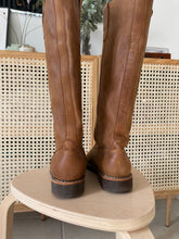 Load image into Gallery viewer, Brown Leather Riding Boots
