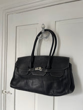 Load image into Gallery viewer, Black Leather City Bag
