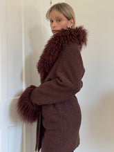 Load image into Gallery viewer, Fur Trimmed Cardigan
