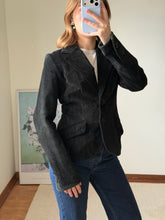 Load image into Gallery viewer, Black Suede Blazer
