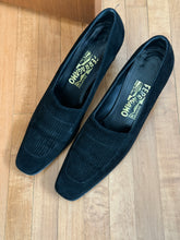Load image into Gallery viewer, Ferragamo Suede Kitten Heels

