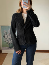 Load image into Gallery viewer, Black Suede Blazer

