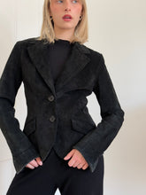 Load image into Gallery viewer, Black Suede Blazer
