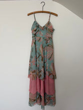 Load image into Gallery viewer, Blue and Pink Layered Printed Dress
