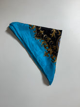 Load image into Gallery viewer, Blue Printed Silk Scarf
