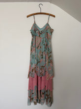 Load image into Gallery viewer, Blue and Pink Layered Printed Dress
