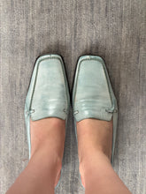 Load image into Gallery viewer, Baby Blue Mules
