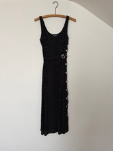 Load image into Gallery viewer, Black and White Polka Dot Dress
