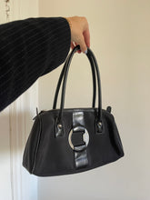 Load image into Gallery viewer, Black Nylon Shoulder Bag
